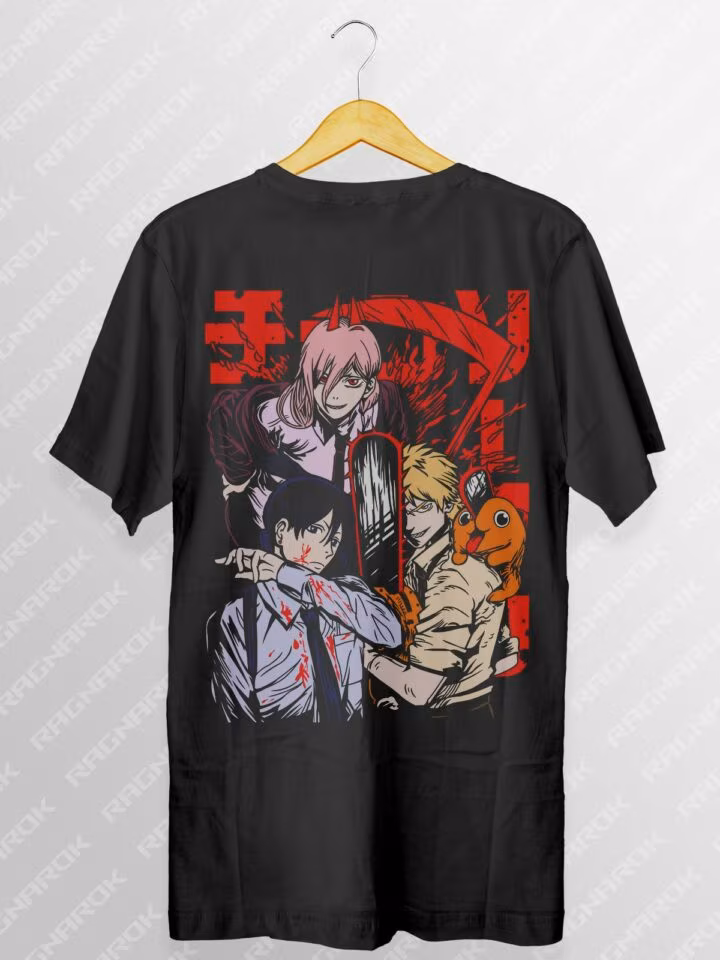 AnimeChainsaw_Manakidenjipower_TSCOLBLACK_FBD_template02_black_back